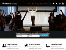 Tablet Screenshot of businessrefuel.com